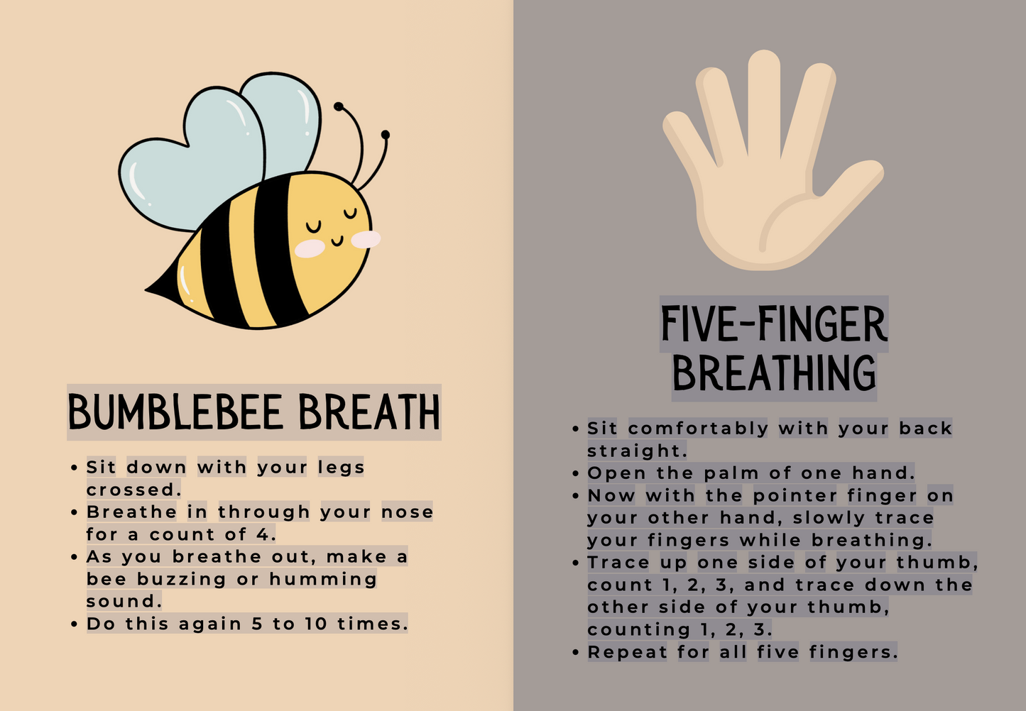 Mindful Breathing Cards