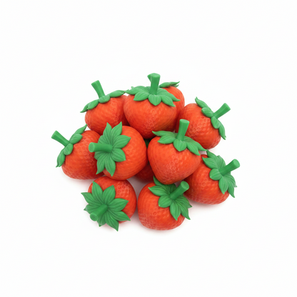 3D Printed Toy Strawberries