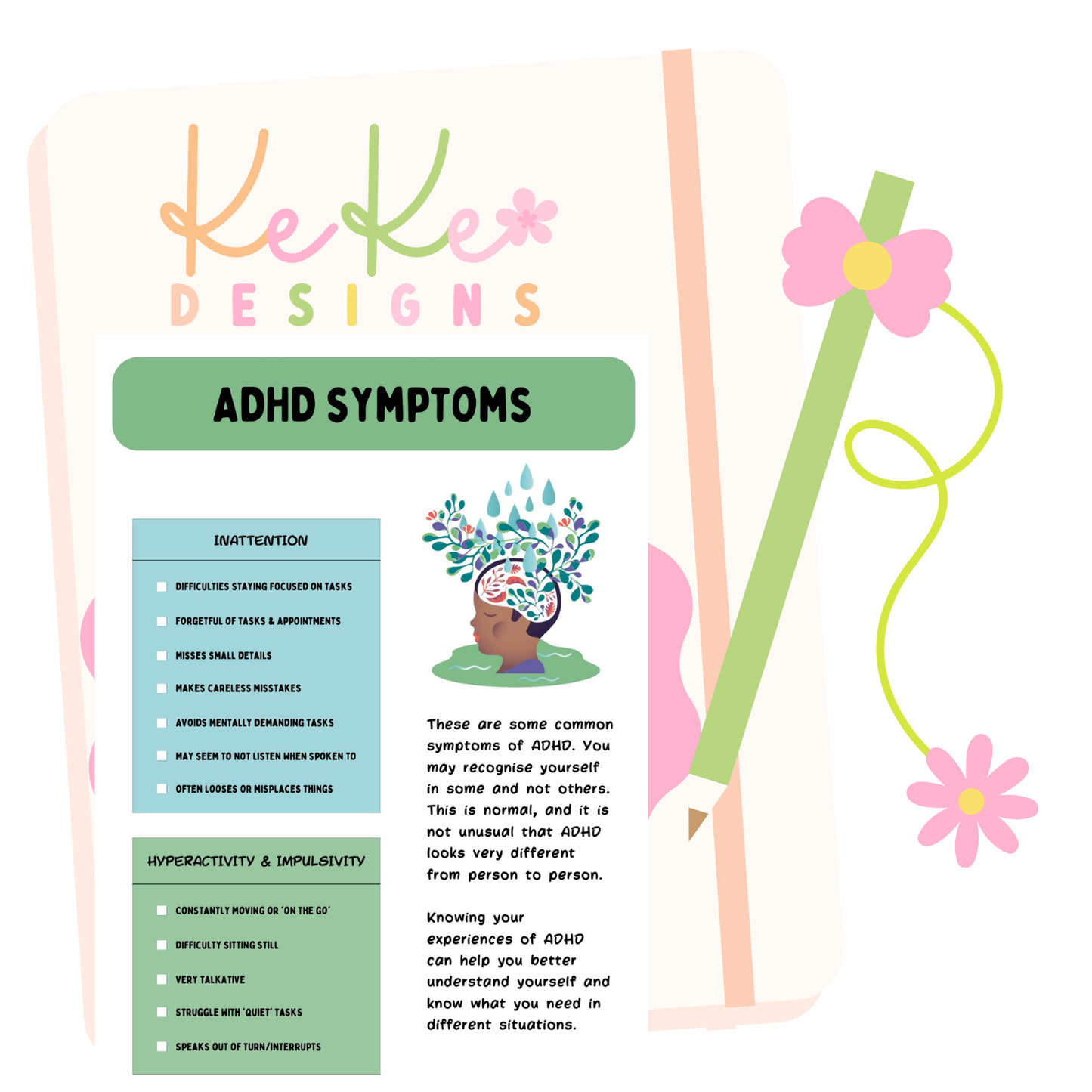 ADHD Bundle for Kids (Printable Therapy Pack)