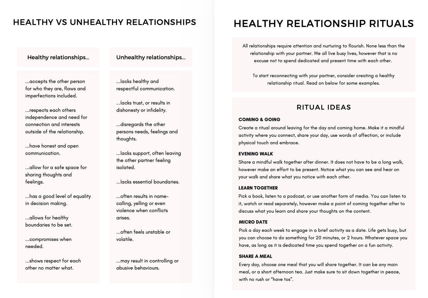 Healthy Relationships Bundle