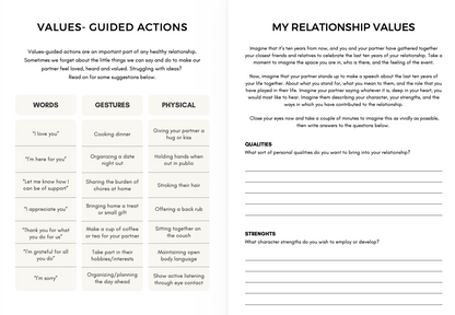Relationship Values Worksheets