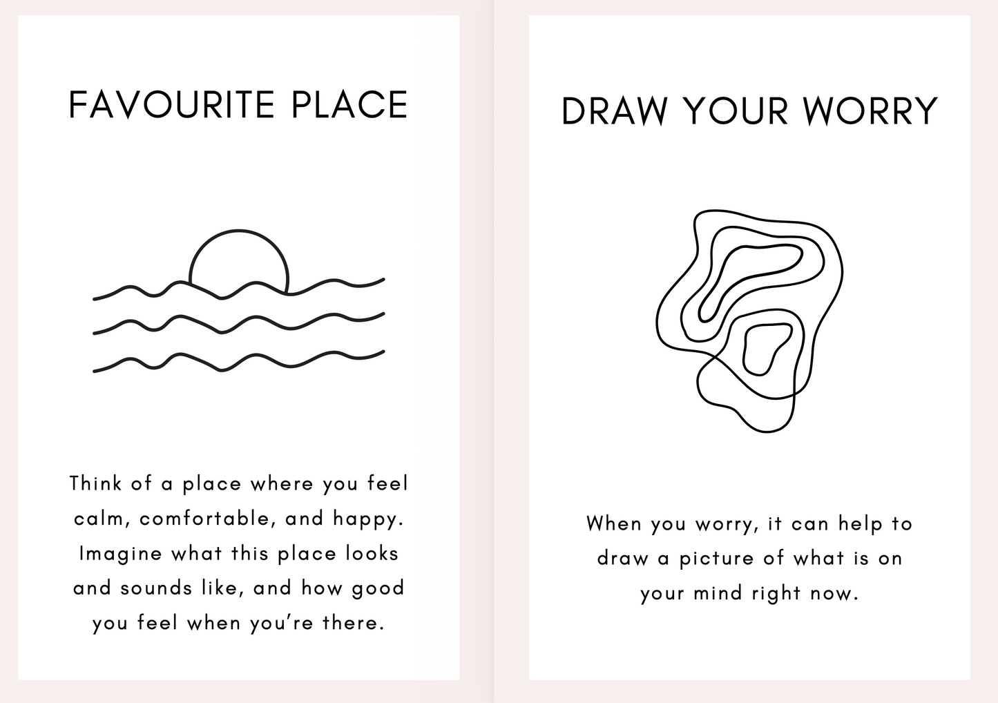 Kids Worry Coping Cards