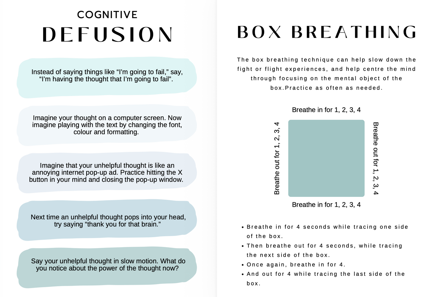 Mindfulness and Grounding Bundle