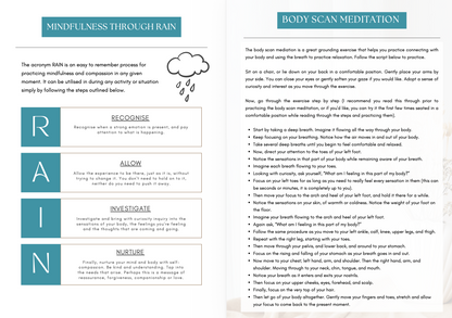 Mindfulness Worksheets Bundle