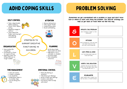 ADHD Bundle for Kids (Printable Therapy Pack)