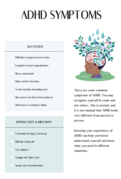 Executive Dysfunction; ADHD Bundle for Kids — Digital Download (Printable PDF)