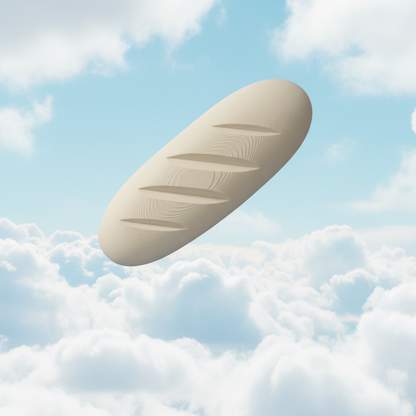 3D Printed Play Bread Loaf — PLA Play Kitchen Toy